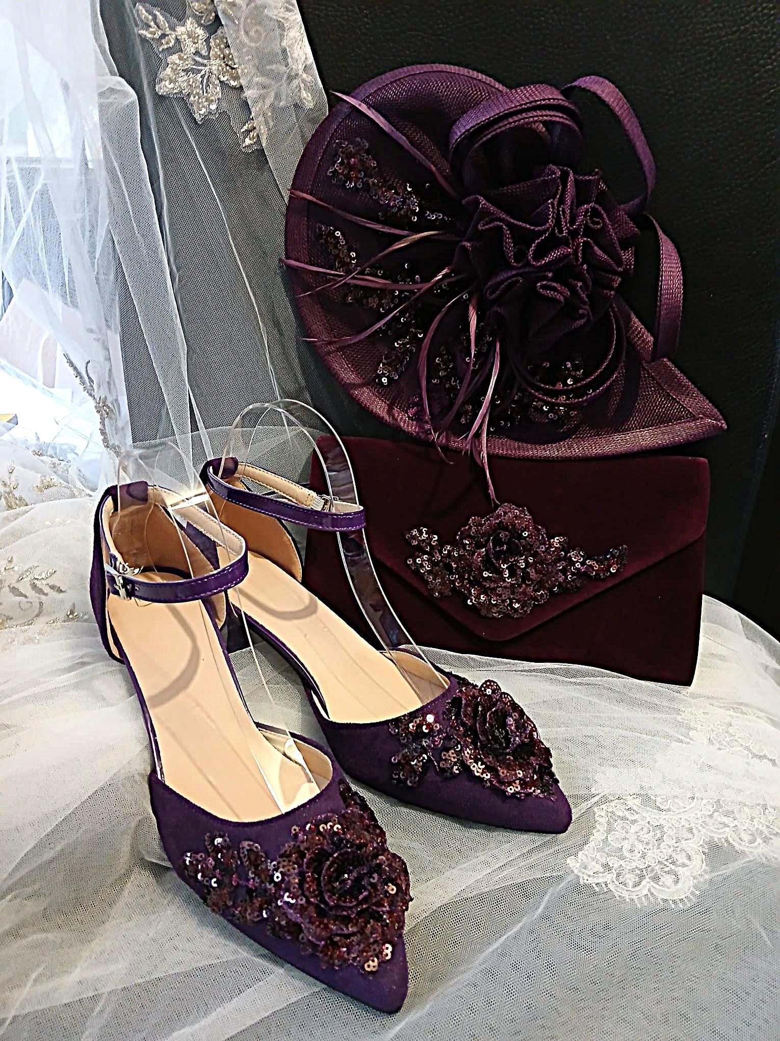 Zapatos de gamuza morada - Etsy México, image size:1530x2040