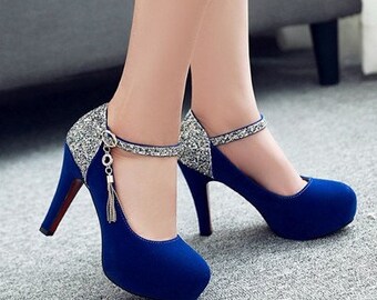royal blue heels uk