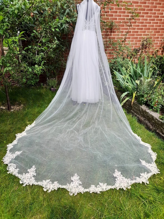 Champagne Wedding Bridal Veil One Tier With Comb - Etsy