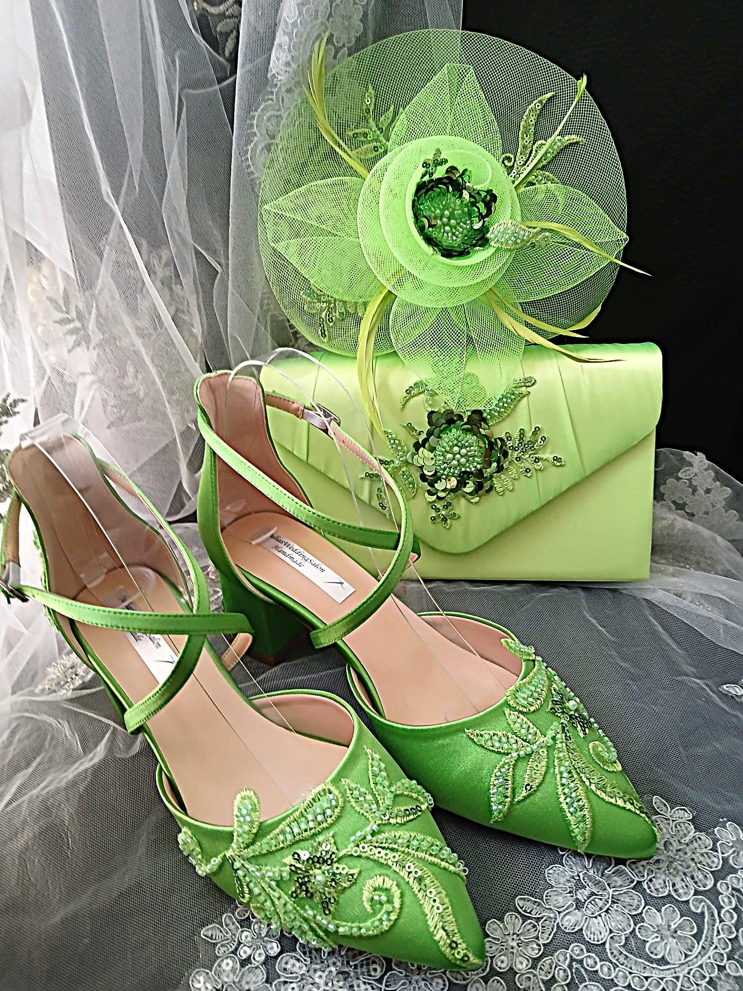 Lime Green Shoes Lemon Sandals And Bag Wedding Shoes Lemon Shoes And Matching Bag Chic Lime