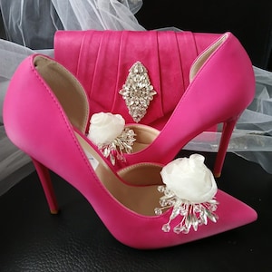 Pink Shoes Matching Bag Etsy UK