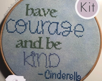 Courage Cross Stitch Kit