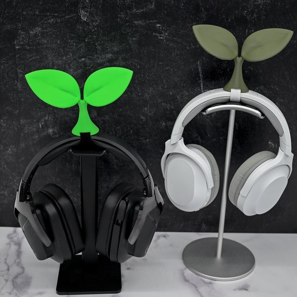 Sprout Seedling Attachment for Headset, Gaming Accessories, Live Streaming Props, Kawaii Anime Aesthetic, Plant Headset