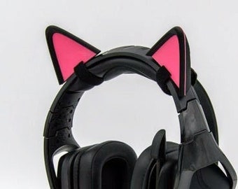 Cat Ears Headset Attachment – Kawaii Neko Gamer Cosplay