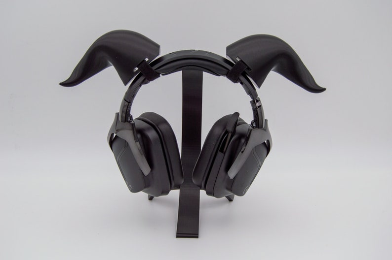 Curved Horns Headset Attachment Lightweight Live Streaming Props, Devil Dragon Beast Large Horn Cosplay Headpiece, Gaming Accessories image 6