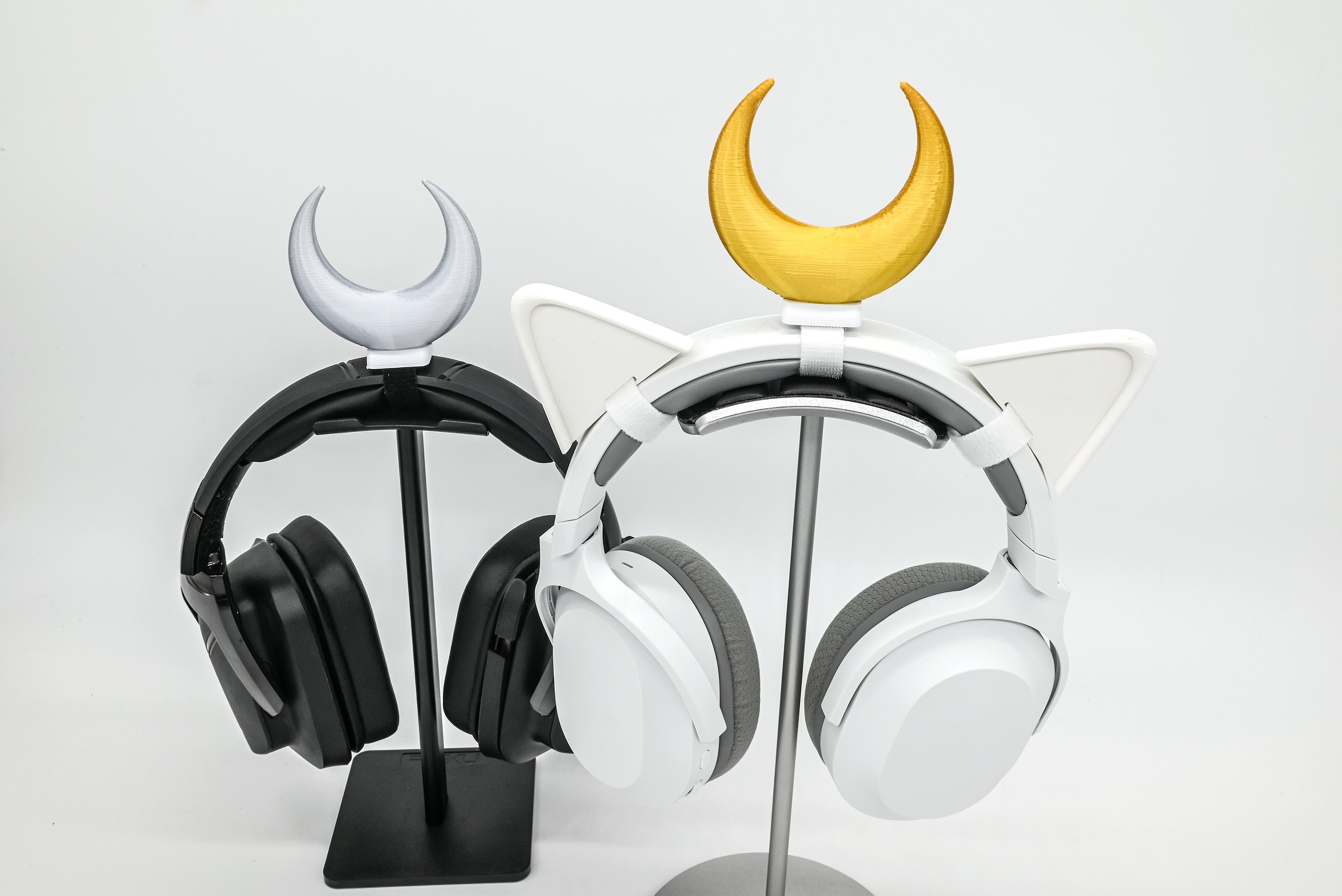 Luna Crown Headset Attachment Luna Crescent Moon Cat Cosplay