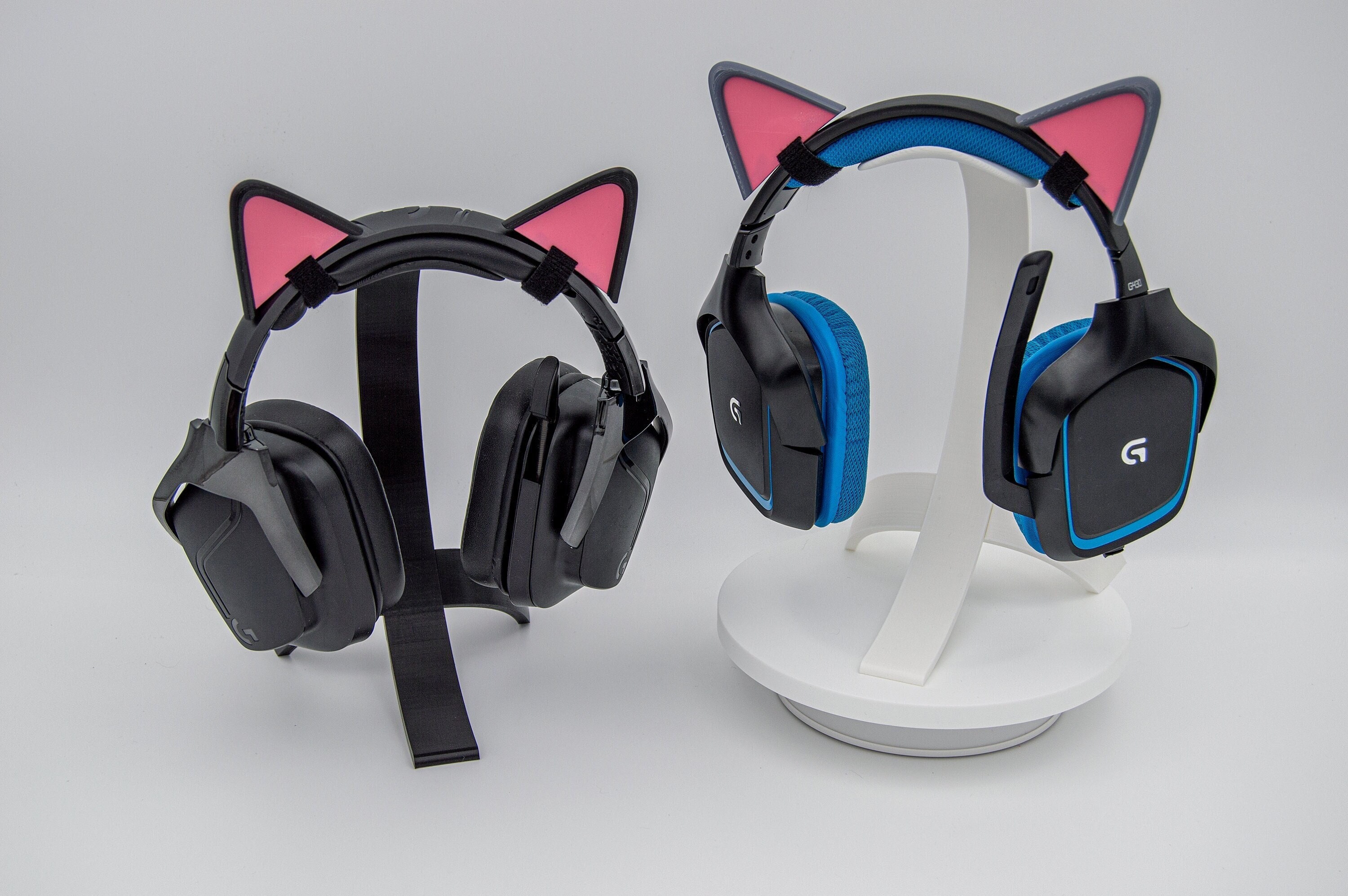 XINYTEC Detachable Gaming Headphones Cat Ears Attachment Stereo Headset  Decoration 