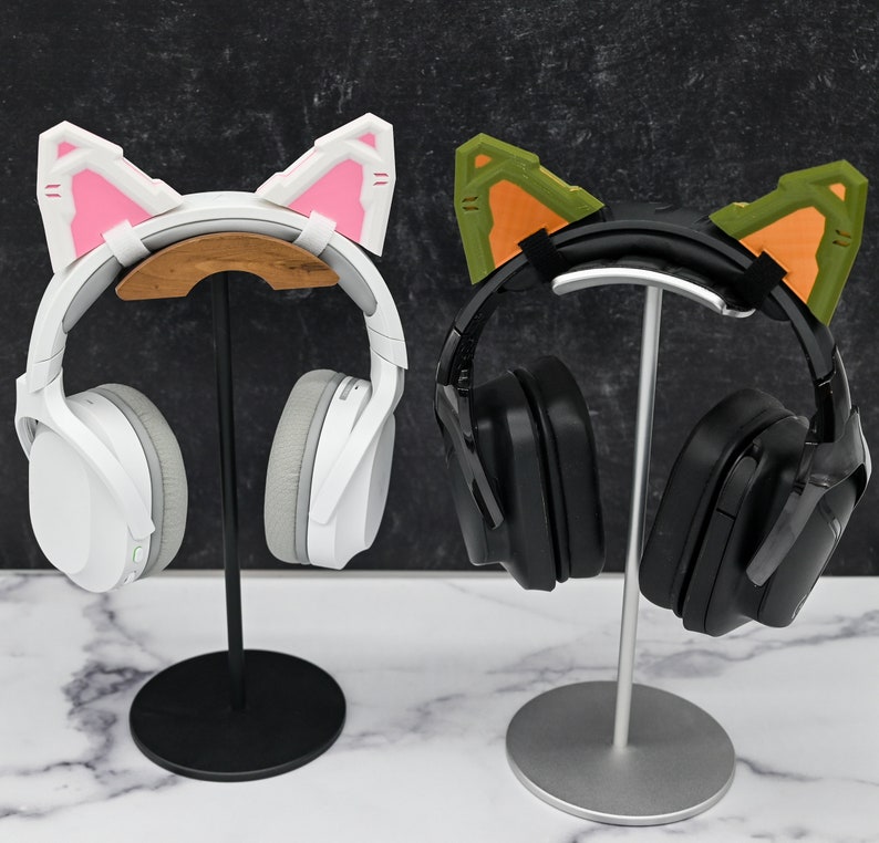 Mecha V2 Cat Ears for Headset Unique Gaming Accessories Live Etsy
