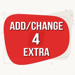 Add or Change 4 Photos (Extra)
