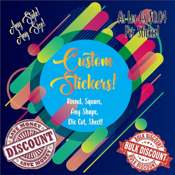 Business Stickers Etsy Canada