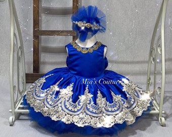 Blue Girl Dress, Royal Blue Baby Girl 1st Birthday Outfit,photoshoot  Baby,party Dress,baby Shower Outfit,girl Wedding Dress,girl Pageant - Etsy  Denmark