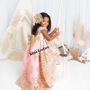 Pink Lace Dress 4t Etsy