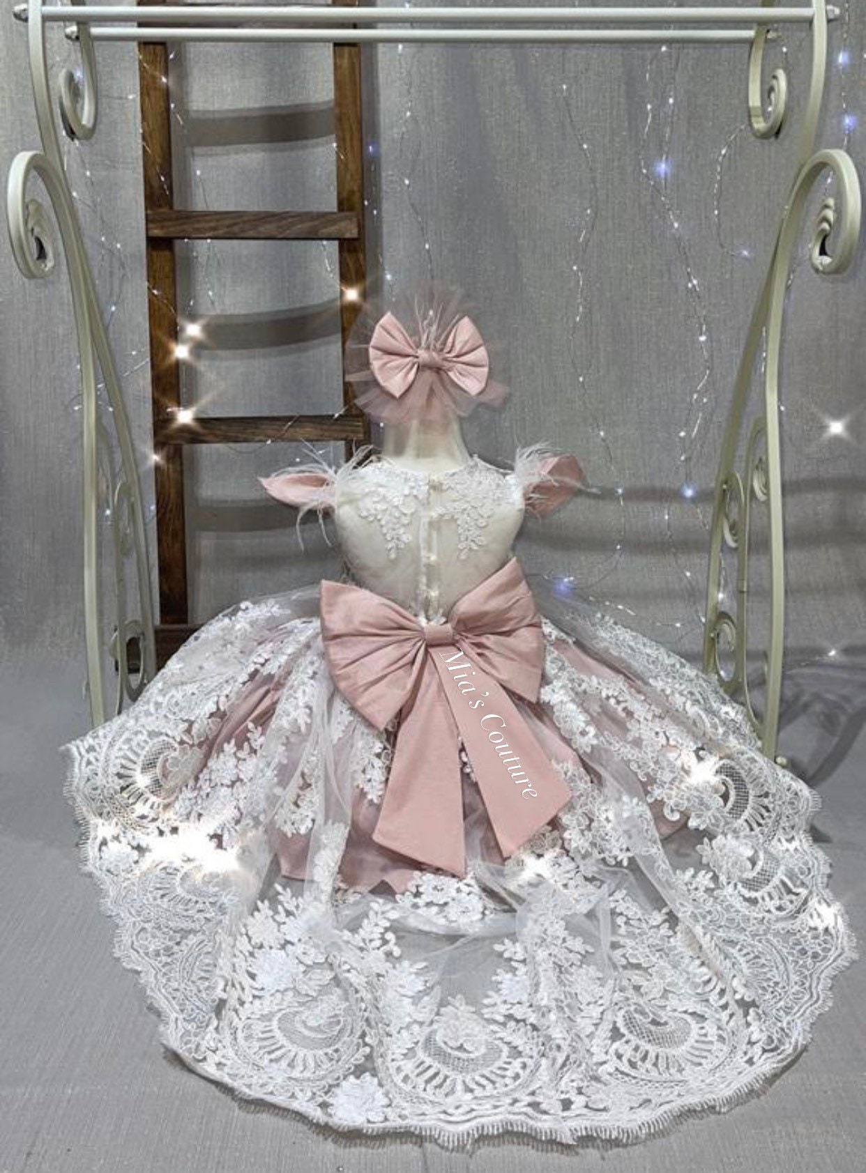 rose lace wedding dress Briar Rose by Lauren Elaine main image 0