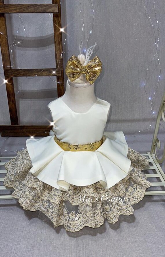 Big gold dress sale