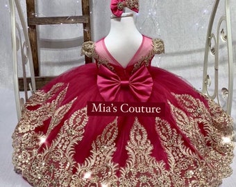 Red and Gold Girl Dress, Red Dress Toddler, Valentines Dress Toddler, First  Birthday Dress Red, High Low Dress Toddler, Princess Dress Red - Etsy