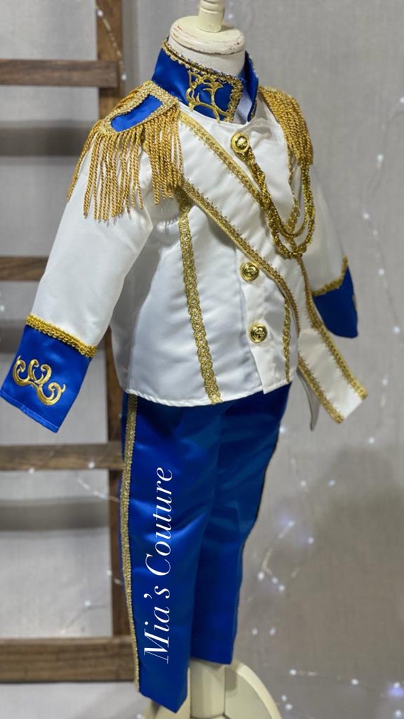 Boys top gold suit