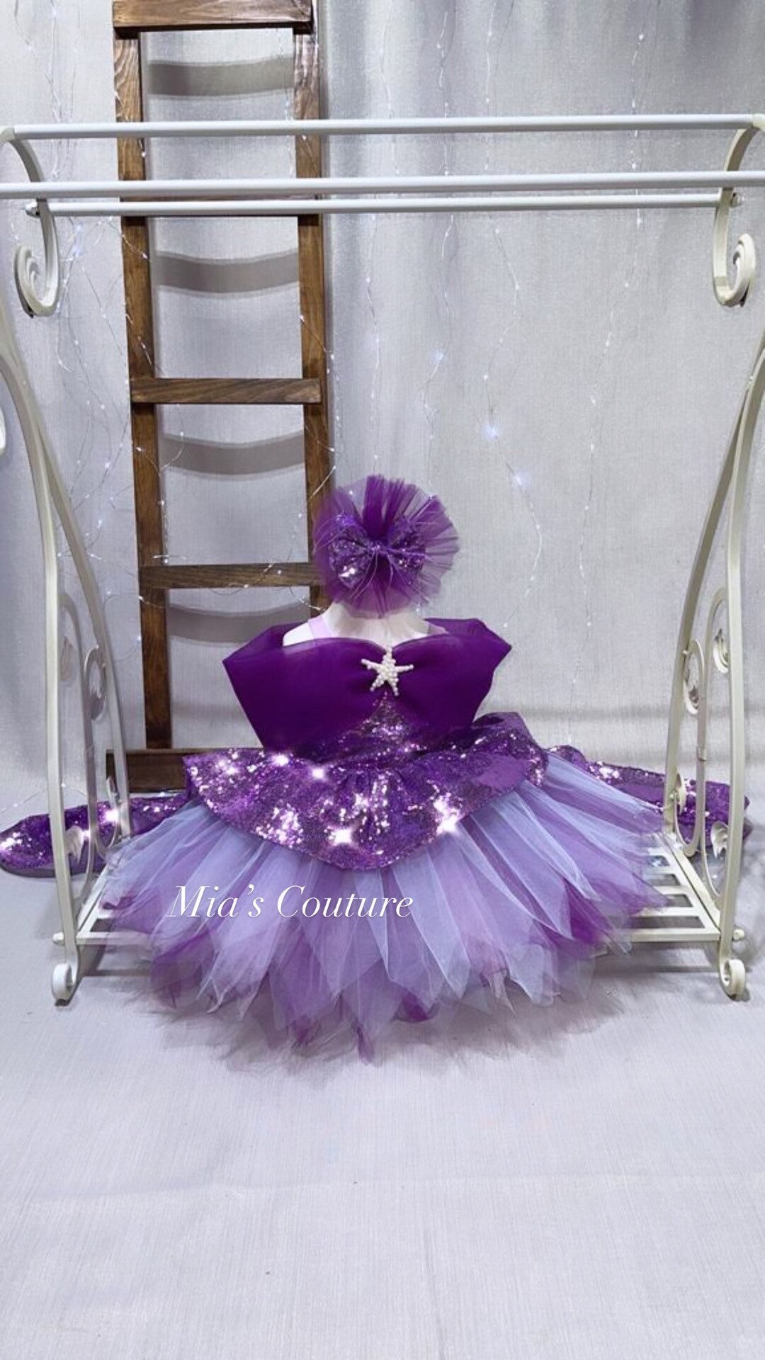 Mermaid Theme Girl Dress, Sequin Mermaid Dress, Mermaid Theme Birthday