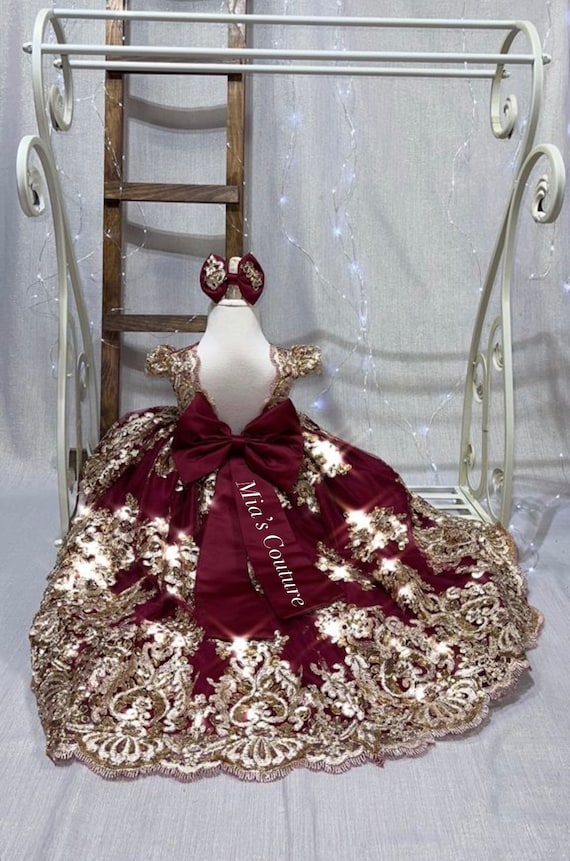 burgundy dress with bow Burgundy Satin Mermaid V-neck Backless Prom Dress MP749 main image 1