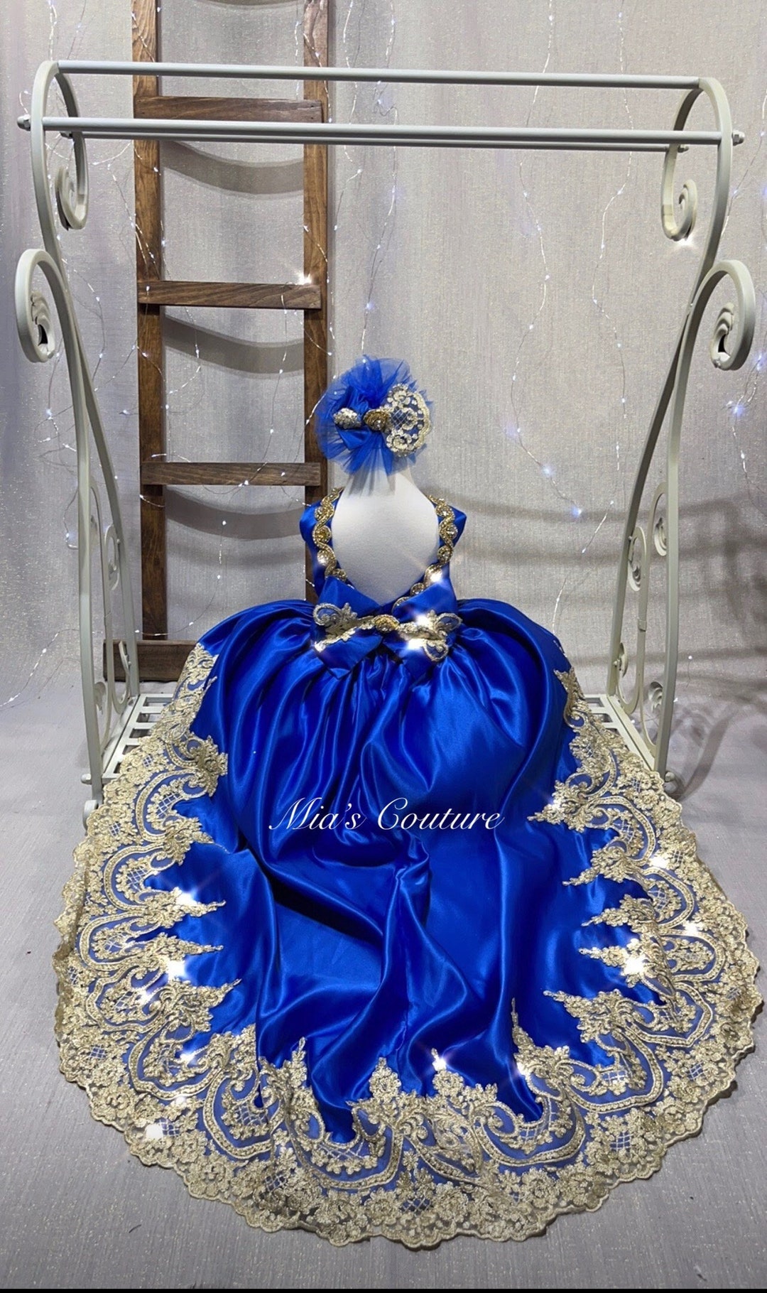 Blue Girl Dress, Royal Blue Baby Girl 1st Birthday Outfit,photoshoot