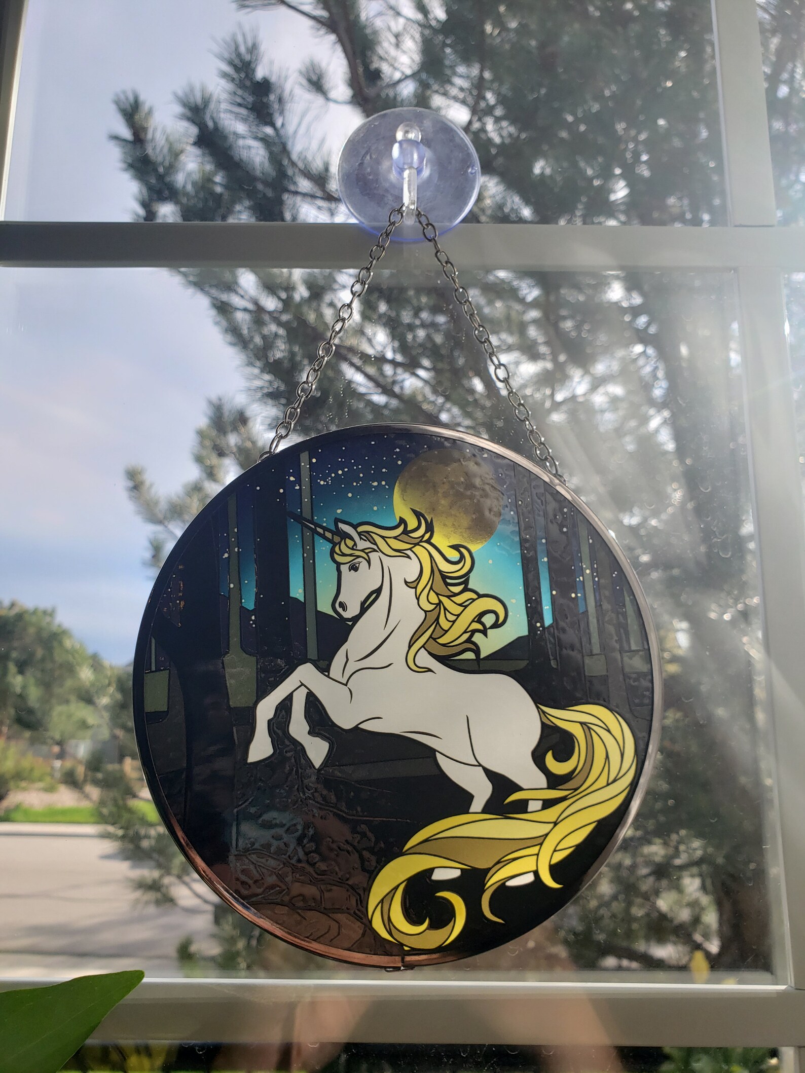 Sun Catcher unicorn suncatcher Etsy
