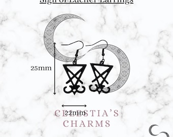 Sigil von Lucifer Ohrringe