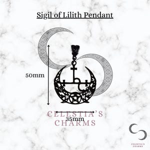 Sigil of Lilith Pendant