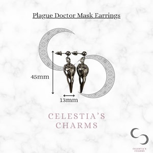 Plague Doctor Mask Earrings