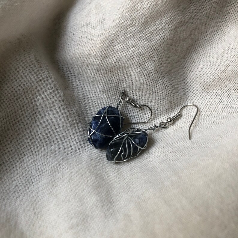 Gemstone earrings