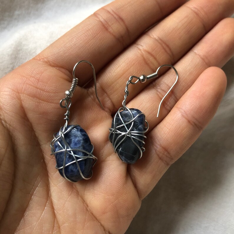 Gemstone earrings