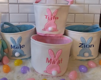 Large Easter Baskets | Personalized Easter Baskets | Easter Gifts | Name with Embroidery