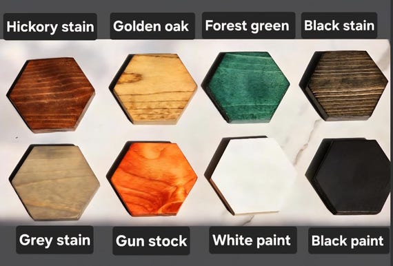Beautiful Handcrafted Quarturro Design Honeycomb Shelves
