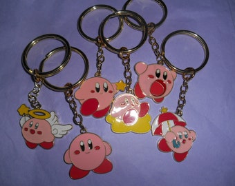 Kirby inspired keychain