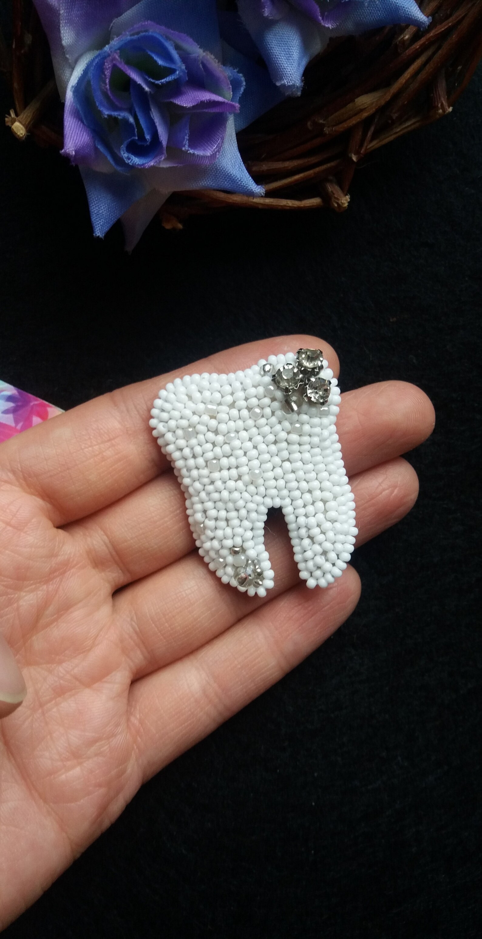 Brooch Tooth brooch for dentist dentist brooch teeth Etsy