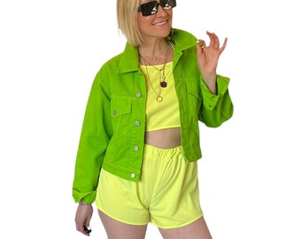 Lime Jean Jacket - Etsy