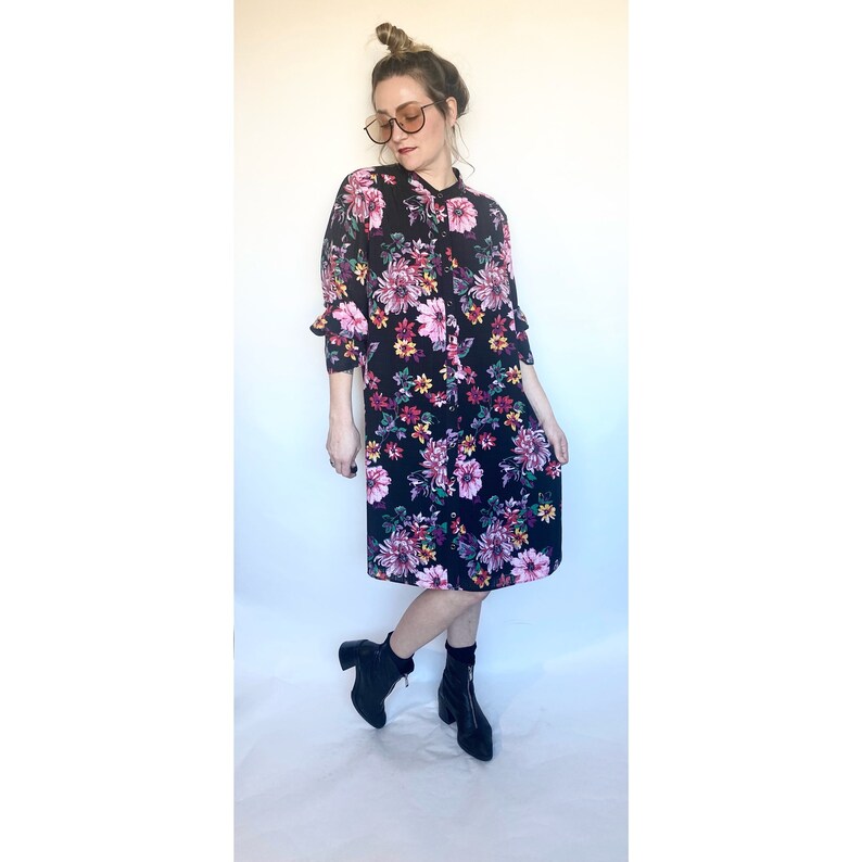 spring dress IMMYC Isaac Mizrahi floral dress floral dress flowy dress,