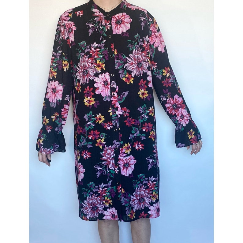 spring dress IMMYC Isaac Mizrahi floral dress floral dress flowy dress,