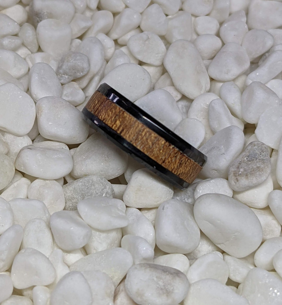 Rosewood Custom Inlay Ring Please Choose Ring Material, Ring Size ...