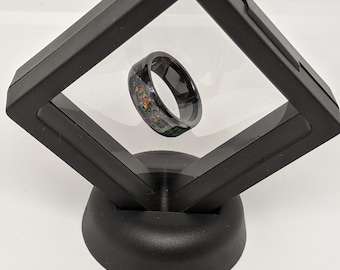 1 Floating Ring Display with Stand - Specify Black or White Display