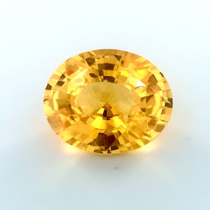 VERKAUFT 1.50Karat Natürlicher Gelber Saphir Ovalschliff Brilliant Luster Golden Yellow Top Stone | Erhitzter Stein