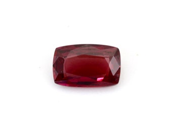 0.79Carat Natural Rare Ruby Gemstone Cushion Cut Good Color Good Luster | Heated Loose Stone