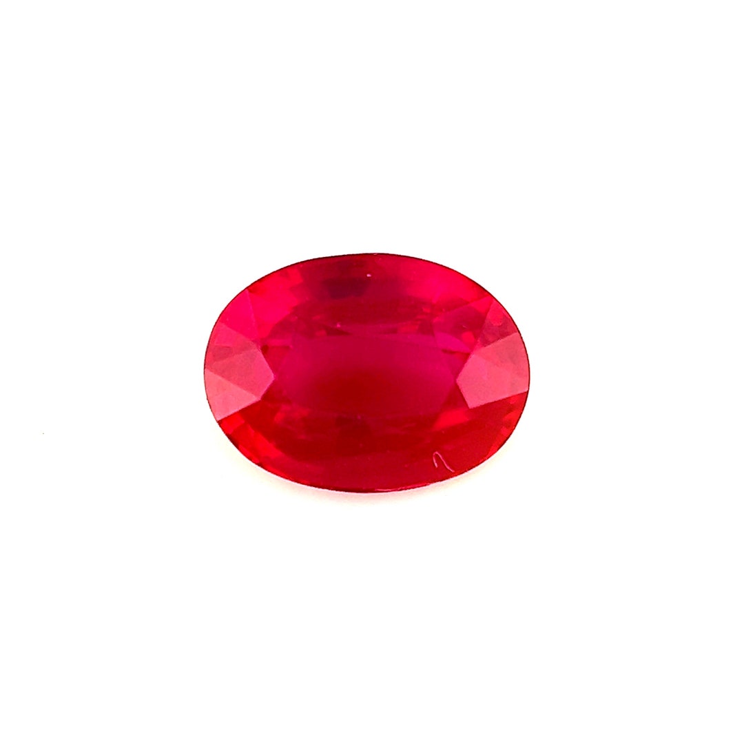 Cleanest Large Ruby Loupe Clean 1.04carat Natural Unheated Mozambique Ruby Gemstone Pigeon ...