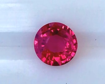SOLD 1.25 Carat Mahengi Red Spinel: Round Cut Loose Gemstone