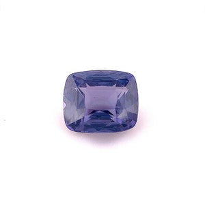 2.14Carat Natural Purple Tanzania Spinel Cushion Cut Brilliant Luster Vivid Purple Color Loupe Clean | Unheated Loose Stone