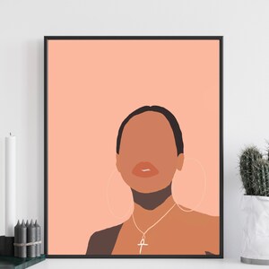 black woman wall art, blm, digital art, printable art, quote art, wall decor, poster, home decor