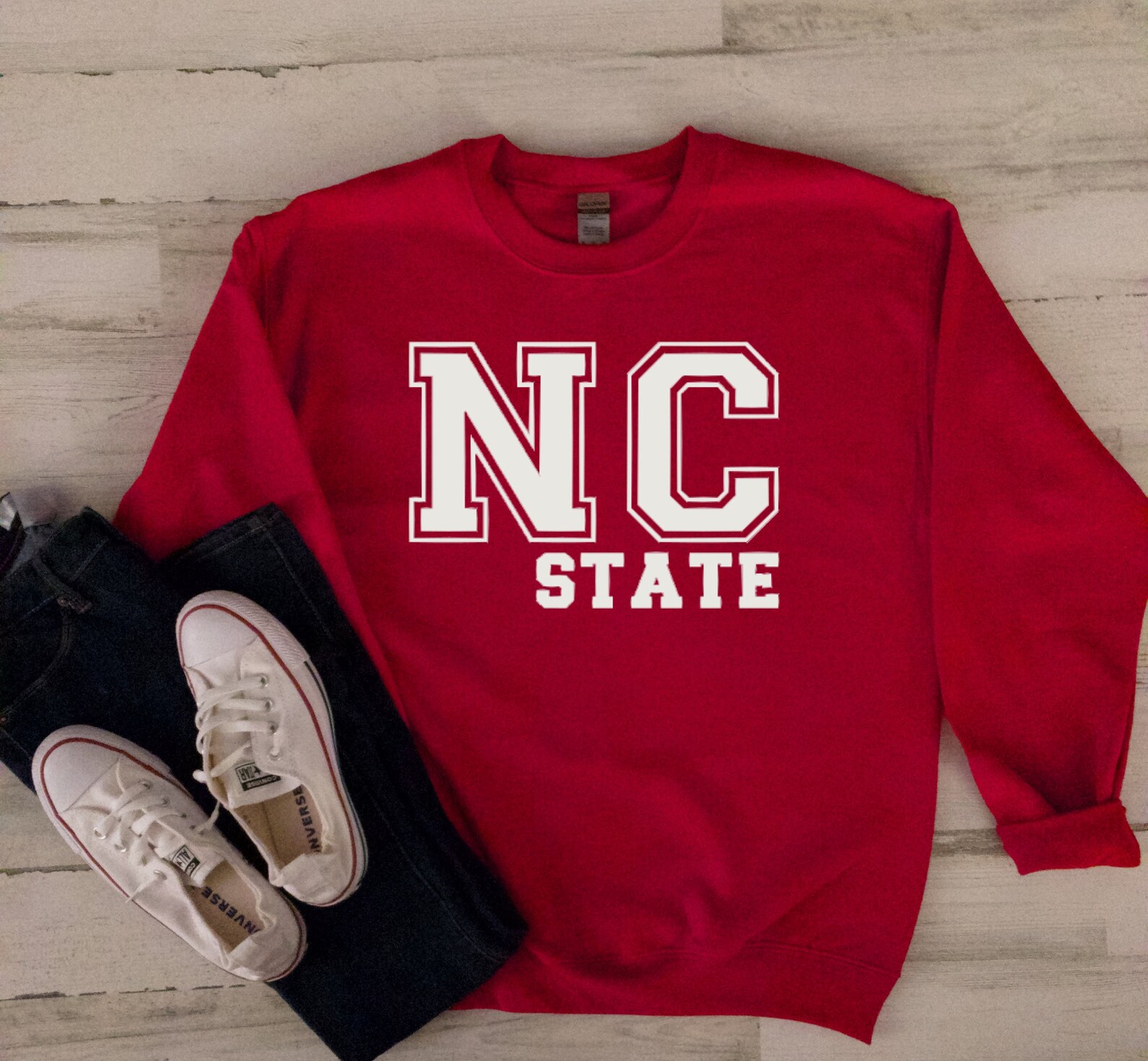 NC STATE University Sweatshirt North Carolina State | Etsy