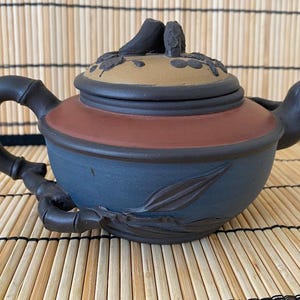 ティーポット - 宜興紫砂 冬の三友 - アジアンティーポット - 紫砂陶器