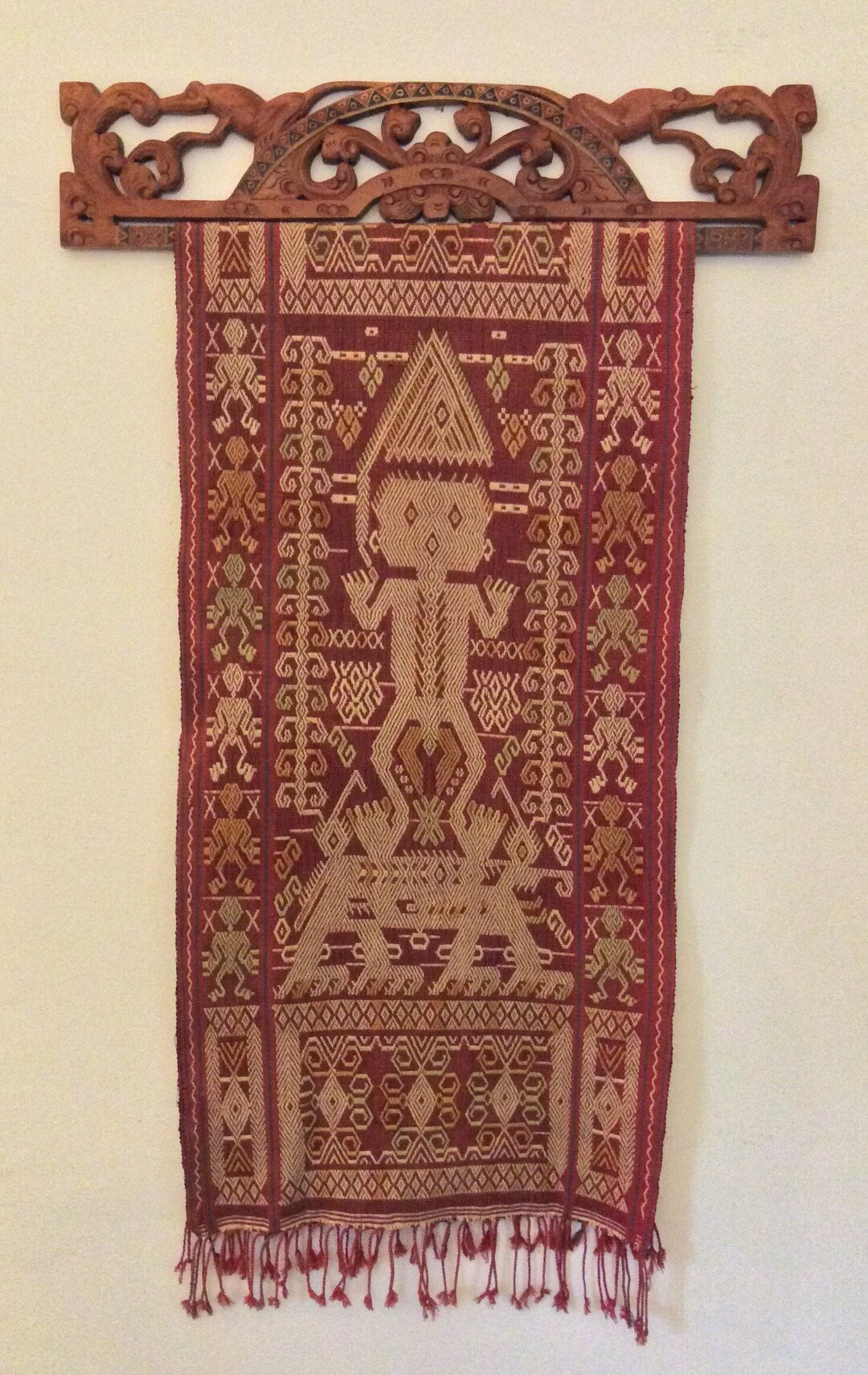 Southeast Asian Tapestry Wall Hanging-vintage Textile-artisan - Etsy