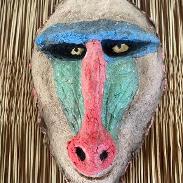 Paper Mache Mask Etsy