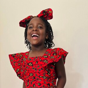 Ankara jumpsuit for children store