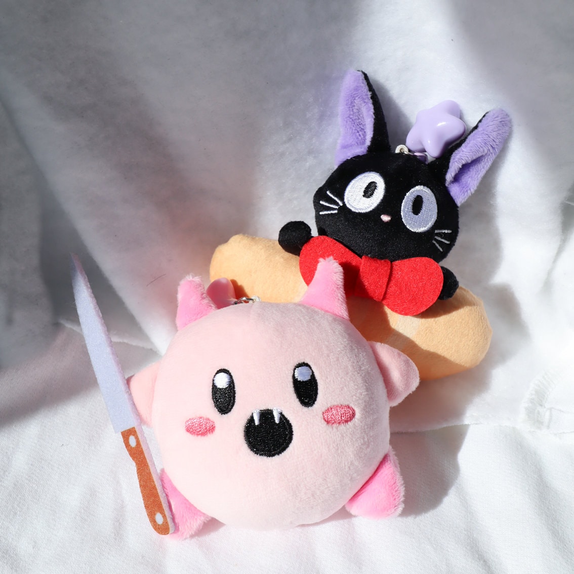 Jiji Cat Kirby Knife Plushie Cute Accessories Matching Designs
